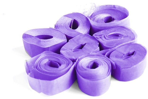 TCM FX Slowfall Streamers 5mx0.85cm, purple, 100x