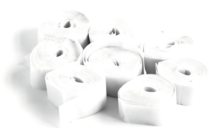 Munitie tun confetti TCM FX Slowfall Streamers 5mx0.85cm, white, 100x