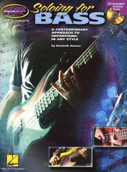 MUSICIANS INSTITUTE SOLOING FOR BASS GUITAR WITH TAB BOOK/CD