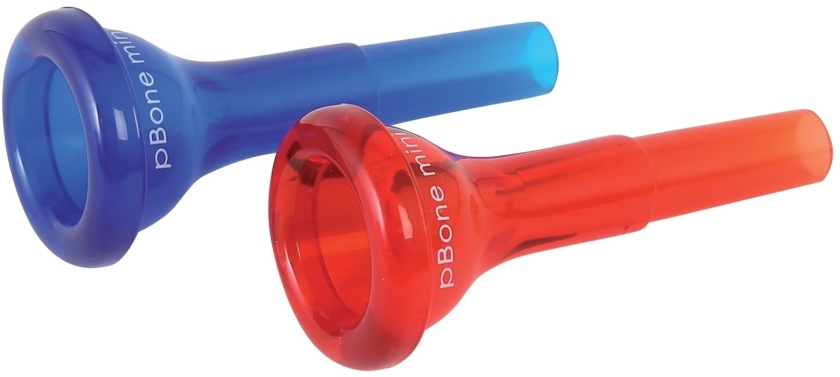 pBone Muștiuc Trombon alt Mini Albastru
