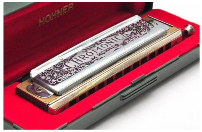 Muzicuta cromatica cu 12 gauri in Do Hohner Chromonica 64C