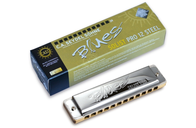 Muzicuță în LA 12 găuri Seydel SOLIST PRO 12 STEEL - Solo A