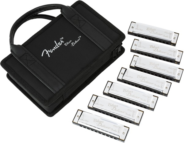 Fender Blues Deluxe 7 pack with case