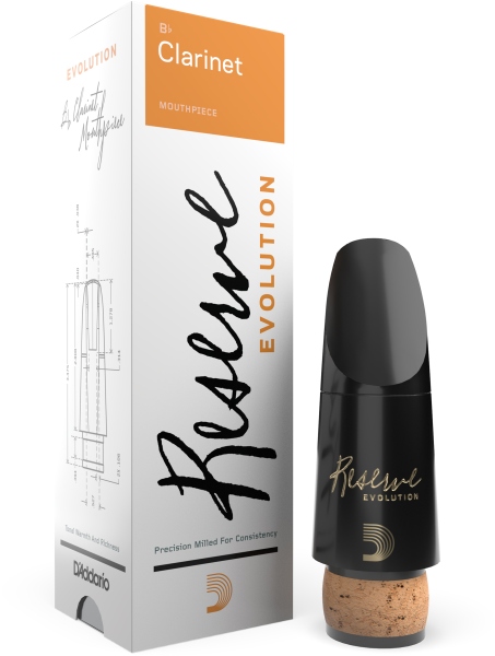 Daddario Woodwinds Reserve Evolution Bb Clarinet Mouthpiece EV10E