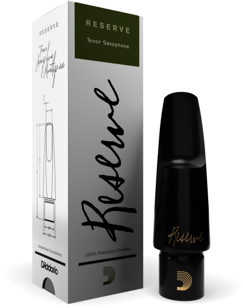 Daddario Woodwinds Reserve Tenor Saxophone Mouthpiece - D190 (1.90mm Medium-Long Facing)