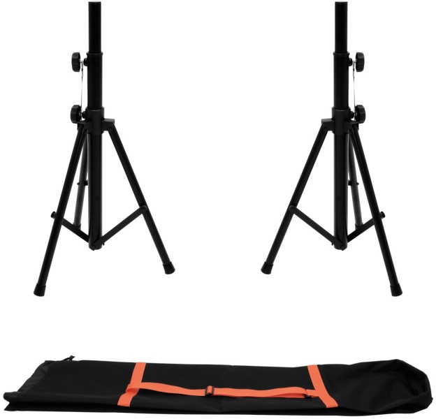 Omnitronic Set 2x Suport pentru difuzoare BS-1 EU + Geantă de transport