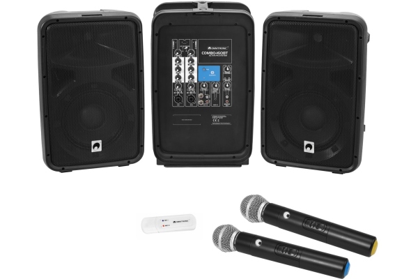 Set COMBO-160BT active PA system + UWM-2HH USB Wireless mic set Set COMBO-160BT active PA system + UWM-2HH USB Wireless mic set