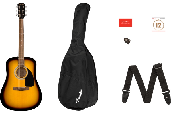 Fender FA-115 Dreadnought Pack Sunburst