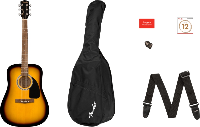 Fender FA-115 Dreadnought Pack Sunburst