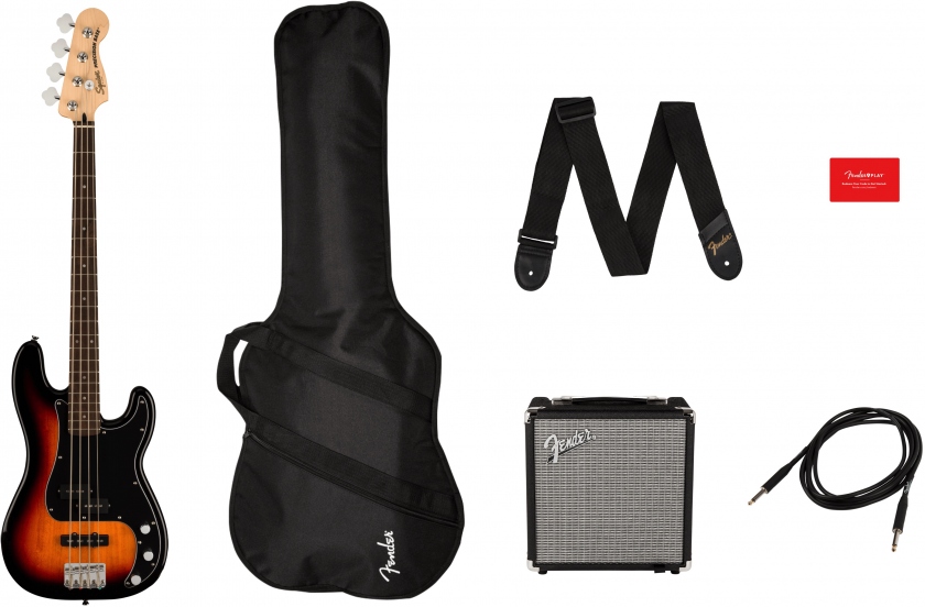 Fender Squier Affinity Precision Bass PJ MN Pack 3-Color Sunburst