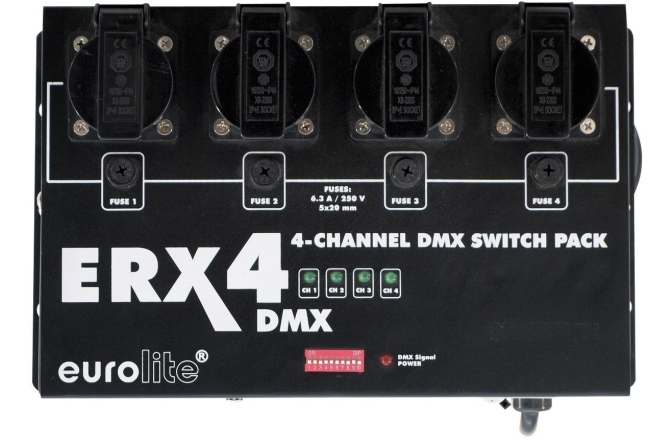 Pachet de comutatoare Eurolite ERX-4 DMX Switch Pack