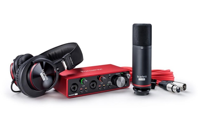 Pachet de Studio Focusrite Scarlett 2i2 Studio 3rd Gen