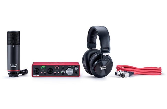 Pachet de Studio Focusrite Scarlett 2i2 Studio 3rd Gen