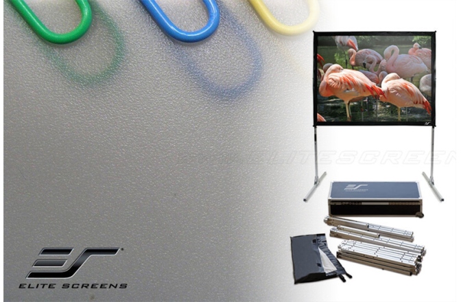Pachet ecran de proiectie  Elitescreens  FRONT / REAR Q150V 305 x 228 cm
