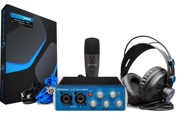 Pachet pentru înregistrări Presonus AudioBox USB 96 Studio
