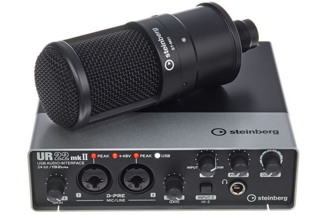 Pachet pentru inregistrari Steinberg UR22 Mk2 Recording Pack