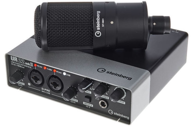 Pachet pentru inregistrari Steinberg UR22 Mk2 Recording Pack