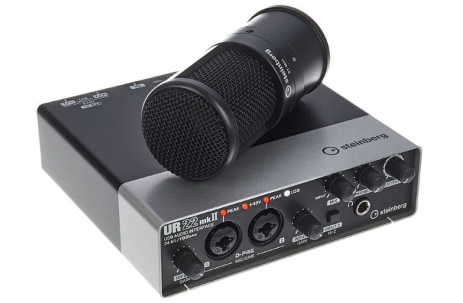 Pachet pentru inregistrari Steinberg UR22 Mk2 Recording Pack