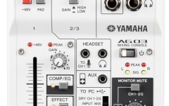 Pachet Streaming Yamaha AG03 mk2 Streaming Pack White