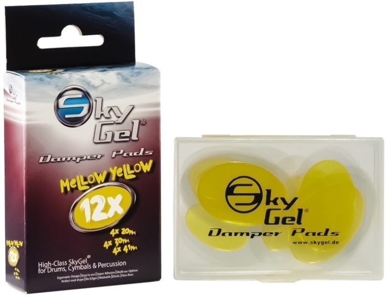 SKY Music Damper Pads SkyGel Gloss White SG12GW
