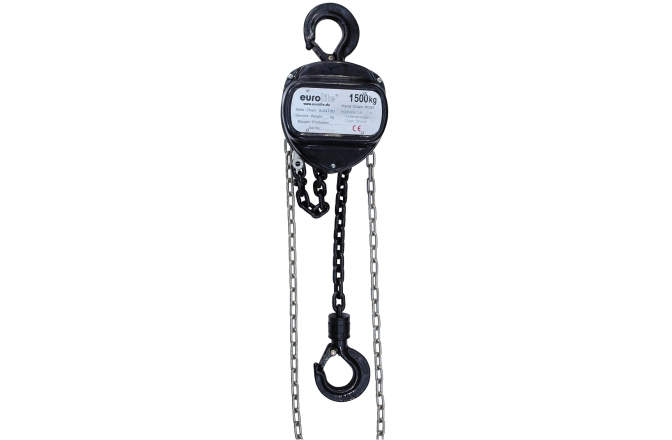 Palan cu lanț Eurolite Chain Hoist 10M/1.5T black