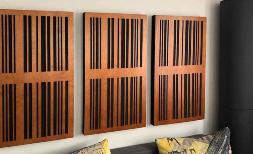 Acoustic Hub Absorber / Diffuser Oak
