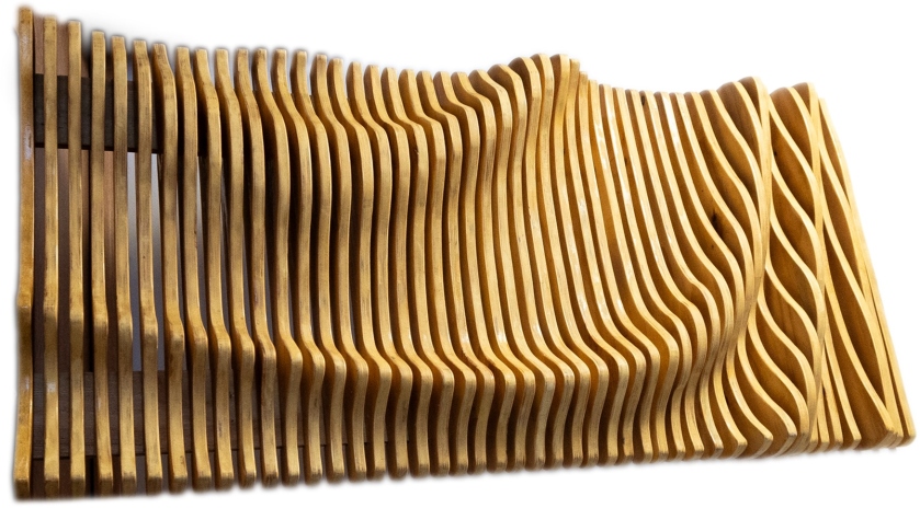 Acoustic Hub Parametric Wave Variation Poplar Natural
