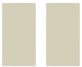 GIK Acoustics 244 Bass Trap 2Box Full Range Rectangle 600mm x 1200mm Off-White