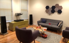 Panou acustic GIK Acoustics DecoShapes Hexagon Acoustic Panel Large 600x50mm Red EJ076