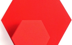 Panou acustic GIK Acoustics DecoShapes Hexagon Acoustic Panel Small 300x25mm Red EJ076