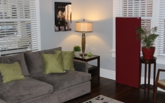 Panou acustic GIK Acoustics Freestand Acoustic Gobo Red EJ076