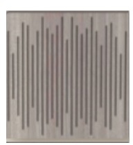 GIK Acoustics Impression Panel Diffuser/Absorber 50mm Digiwave Square Elm Wood
