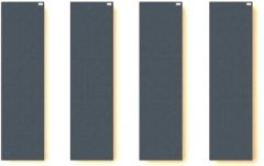 Panou de absorbție GIK Acoustics 242 Acoustic Panel Narrow 4Box Merrick EJ048
