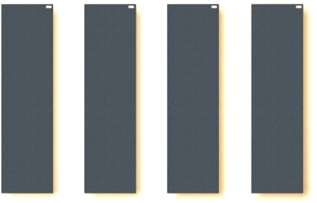 GIK Acoustics 242 Acoustic Panel Narrow 4Box Merrick EJ048