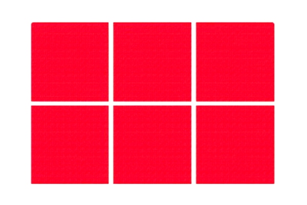 GIK Acoustics Acoustic Panels Spot Square 6Box Red EJ076