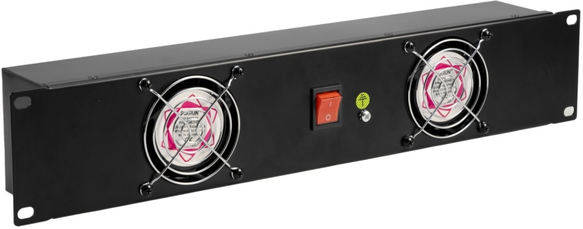 Omnitronic Front Panel Z-19 with 2 Fans wired 2U