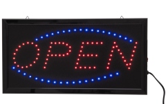 Panou publicitar Eurolite LED Sign OPEN classic