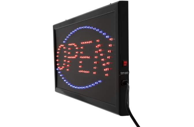 Panou publicitar Eurolite LED Sign OPEN classic