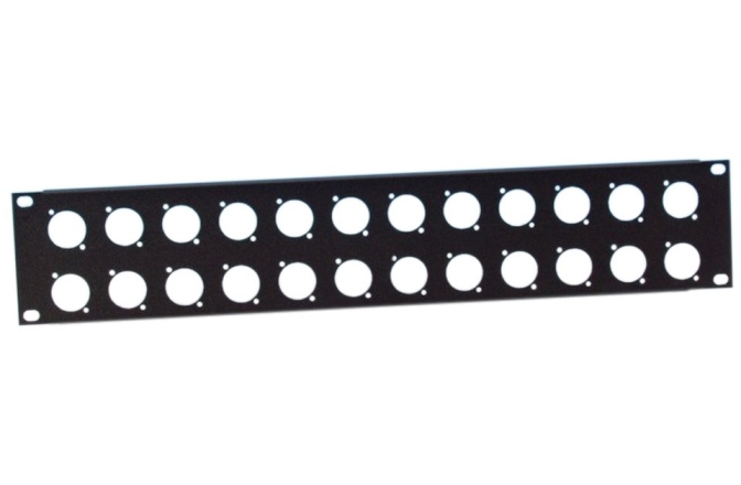 Panou rack Adam Hall 872214 U-Shaped Rack Panel 24 Sockets 2 U