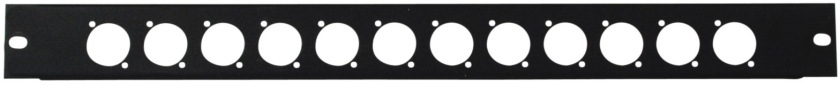 Omnitronic Front Panel Z-19 12 x XLR (D-type) 1U