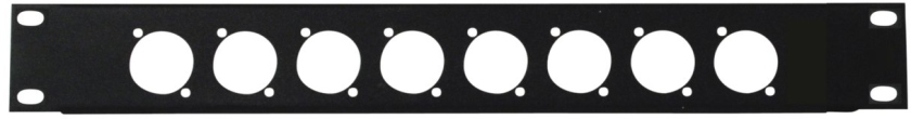 Omnitronic Front Panel Z-19 8x XLR (D-type) 1U