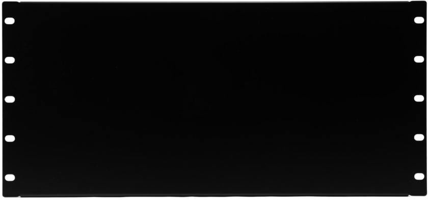 Omnitronic Front Panel Z-19U-shaped steel black 5U