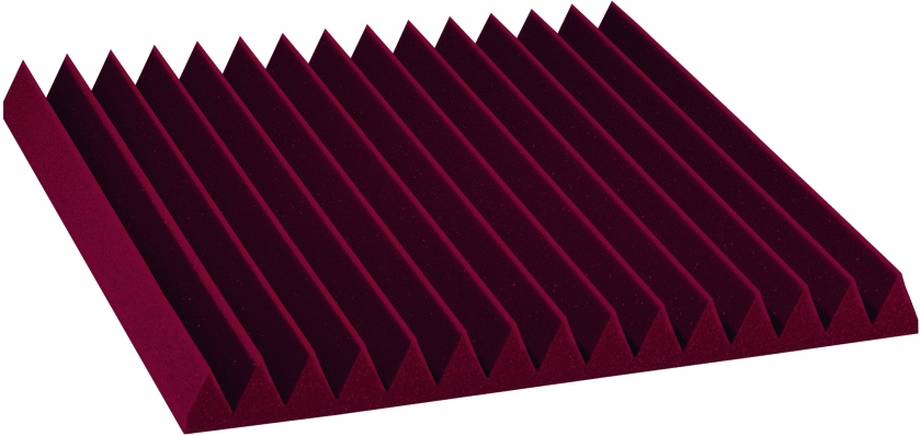 Auralex 2″ Studiofoam Wedge-22 Burgundy