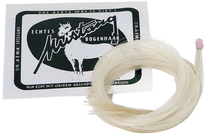 Păr arcuș Gewa Par arcusi vioara/viola Mustang Extra gros