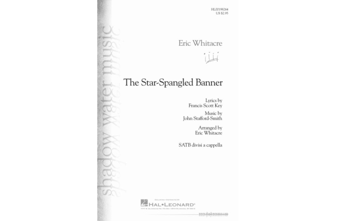 Partitura pentru cor mixt No brand Eric Whitacre: The Star-Spangled Banner (SATB)