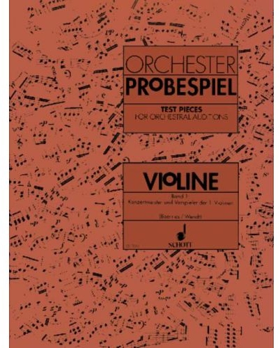 Schott Orchester Probespiel Violin