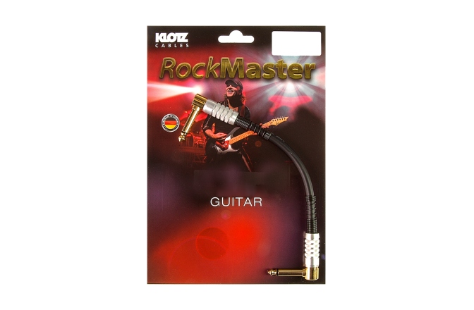 Patch chitară high-end Klotz unbalanced RockMaster high end patch cableangled - angled / jack plug - 0.2 m