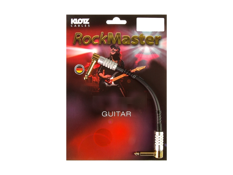 Klotz unbalanced RockMaster high end patch cableangled - angled / jack plug - 0.3 m