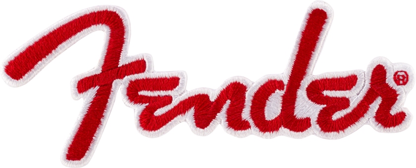 Fender Signature Embrodiered Red Logo Patch
