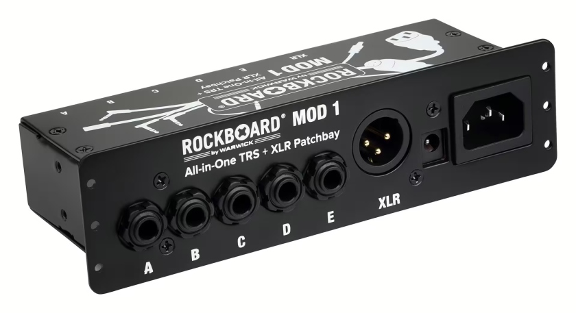 RockBoard Patchbay MOD 1 V2 All-in-One TRS & XLR, IEC & Barrel